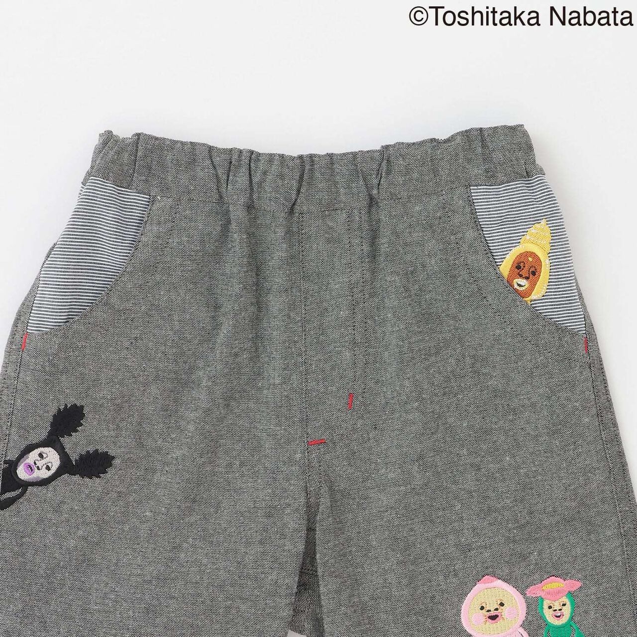 [Kobito Zukan] 5-Minute Length Pants,Charcoal gray, large image number 3