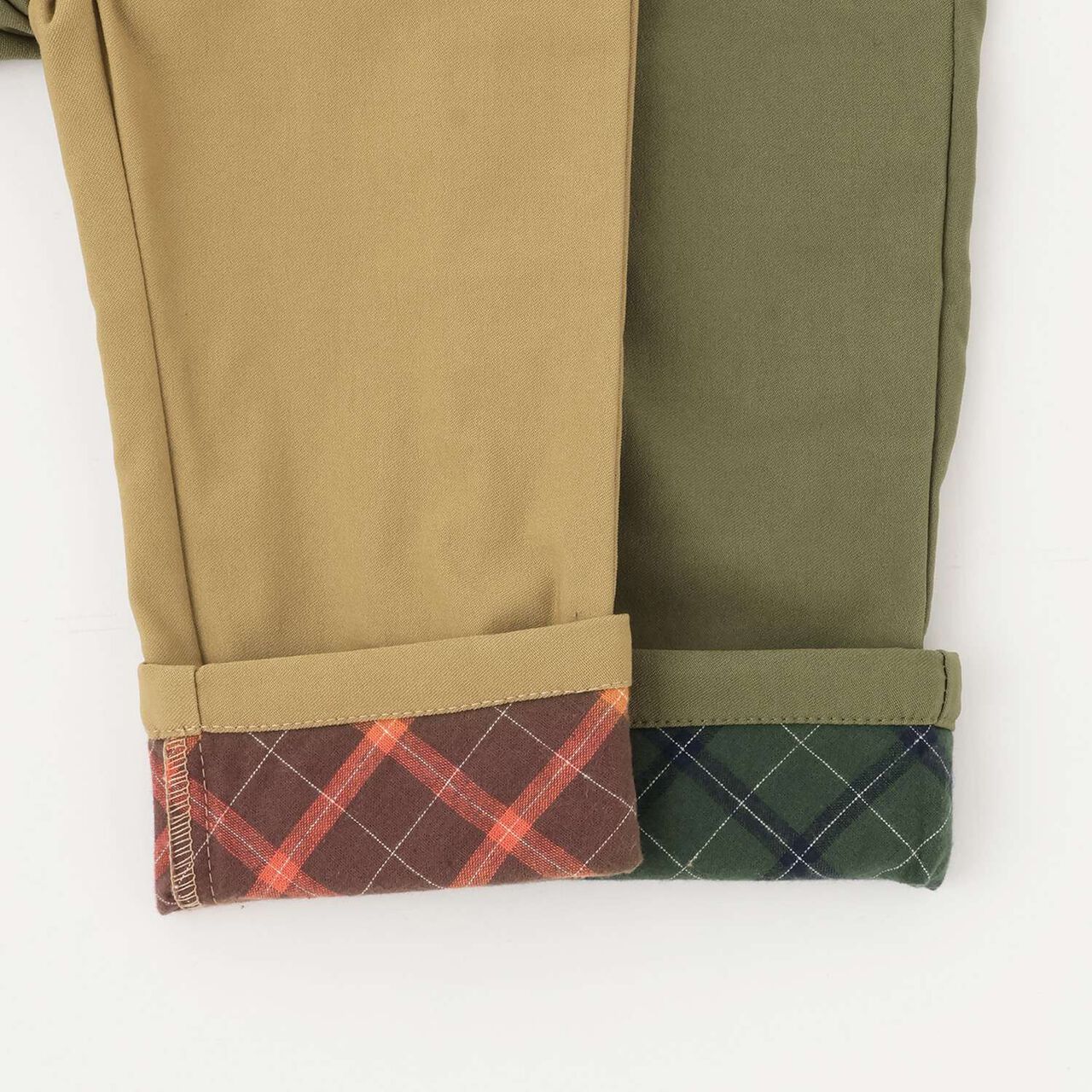 Dinosaur Cuffed Long-Length Straight Pants,Beige, large image number 8