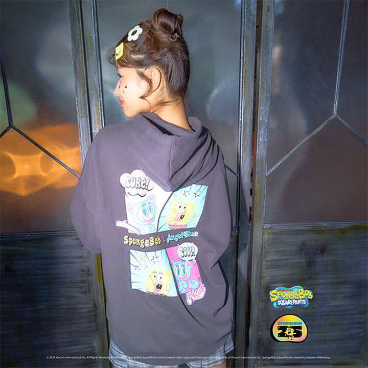 SpongeBob Angel Blue Hoodie,Off white, medium image number 12