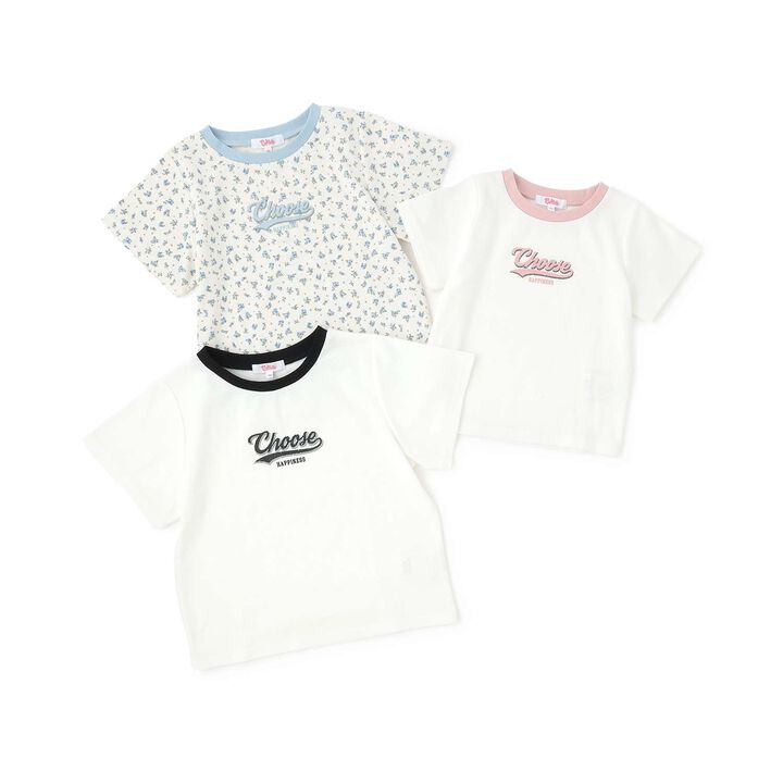 Daily Price Assorted Pattern Short-Sleeve Ribbed Top,Ivory, medium image number 7