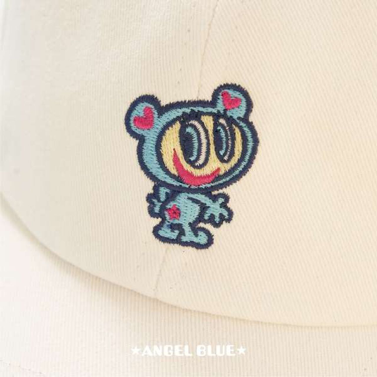 [ANGEL BLUE] Mr. Nakamura Embroidered Cap,Beige, large image number 5