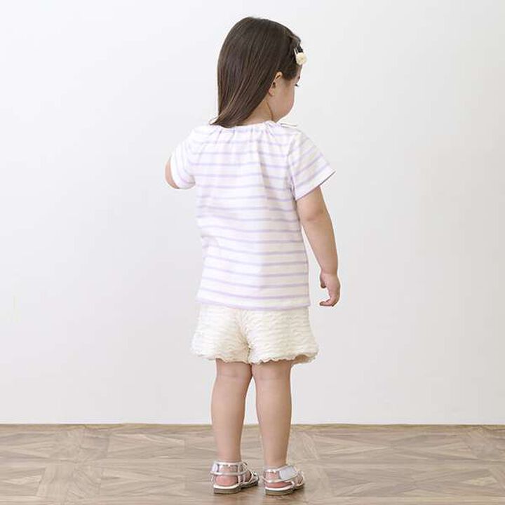 Cut Frill Shorts,Pearl white, medium image number 8