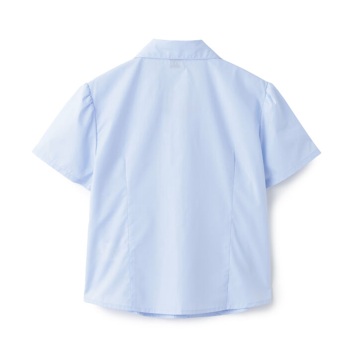 [LTXC] Stylish Short-Sleeve Shirt with Trendy Tie,Off white, medium image number 18