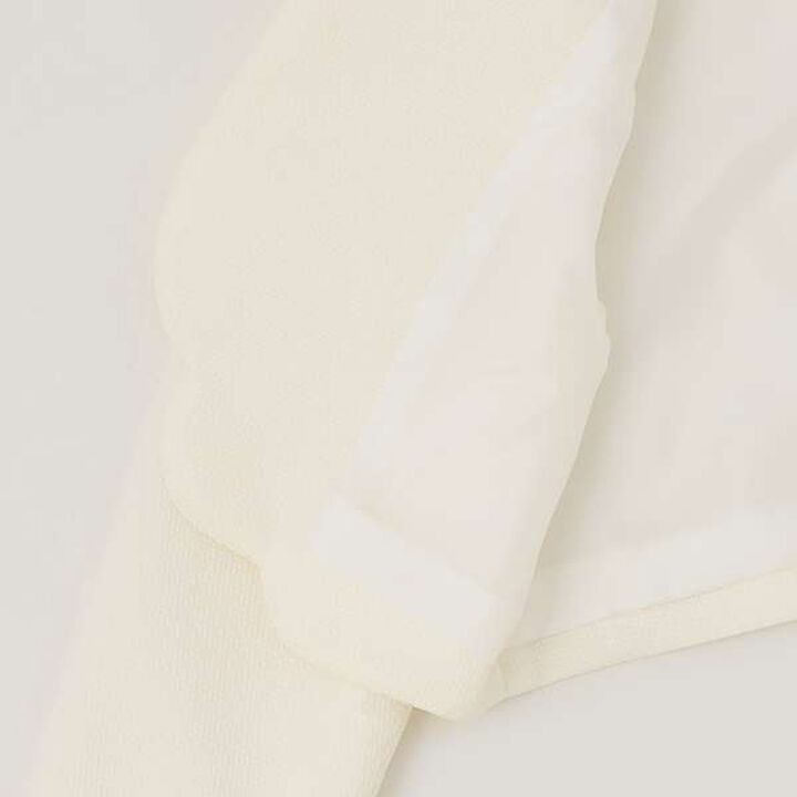 Check OP + Scallop Trim Jacket Set,Beige, medium image number 11