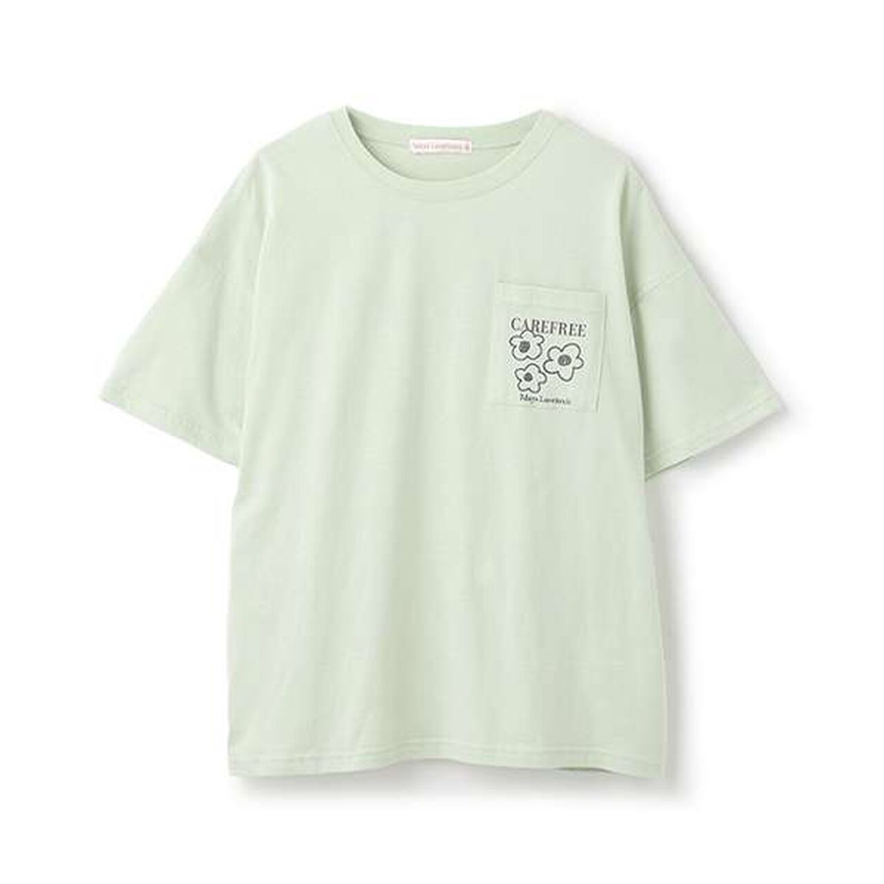 [7days] Flower Pocket Big T-Shirt,Charcoal gray, large image number 6