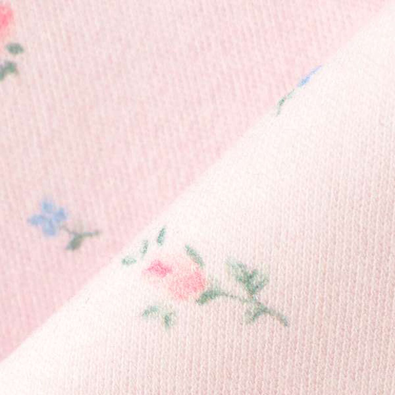 Small Floral Scallop Trim Bib,Light pink, large image number 5