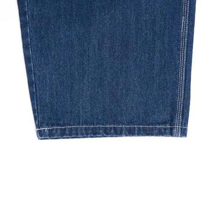 Denim Painter Pants with Colorful Stitching,Black, medium image number 11