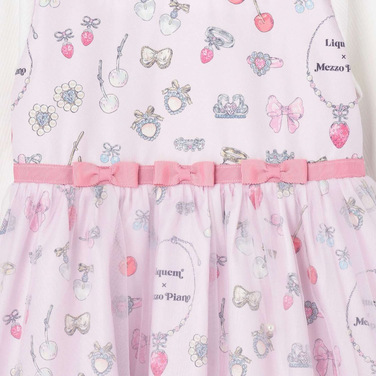 [Liquem] Pattern Docking Dress,Pink, large image number 4