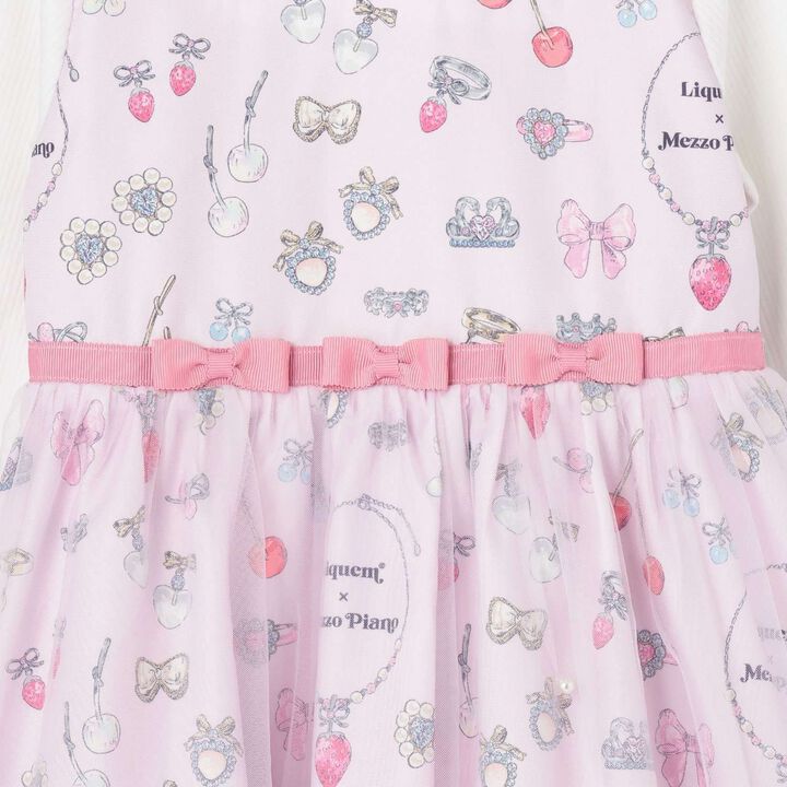 [Liquem] Pattern Docking Dress,Pink, medium image number 4