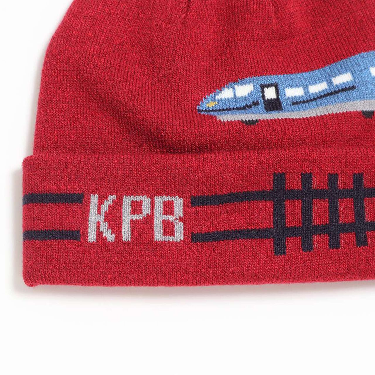 KP Deco Train Motif Hat (S-M),Red, large image number 5