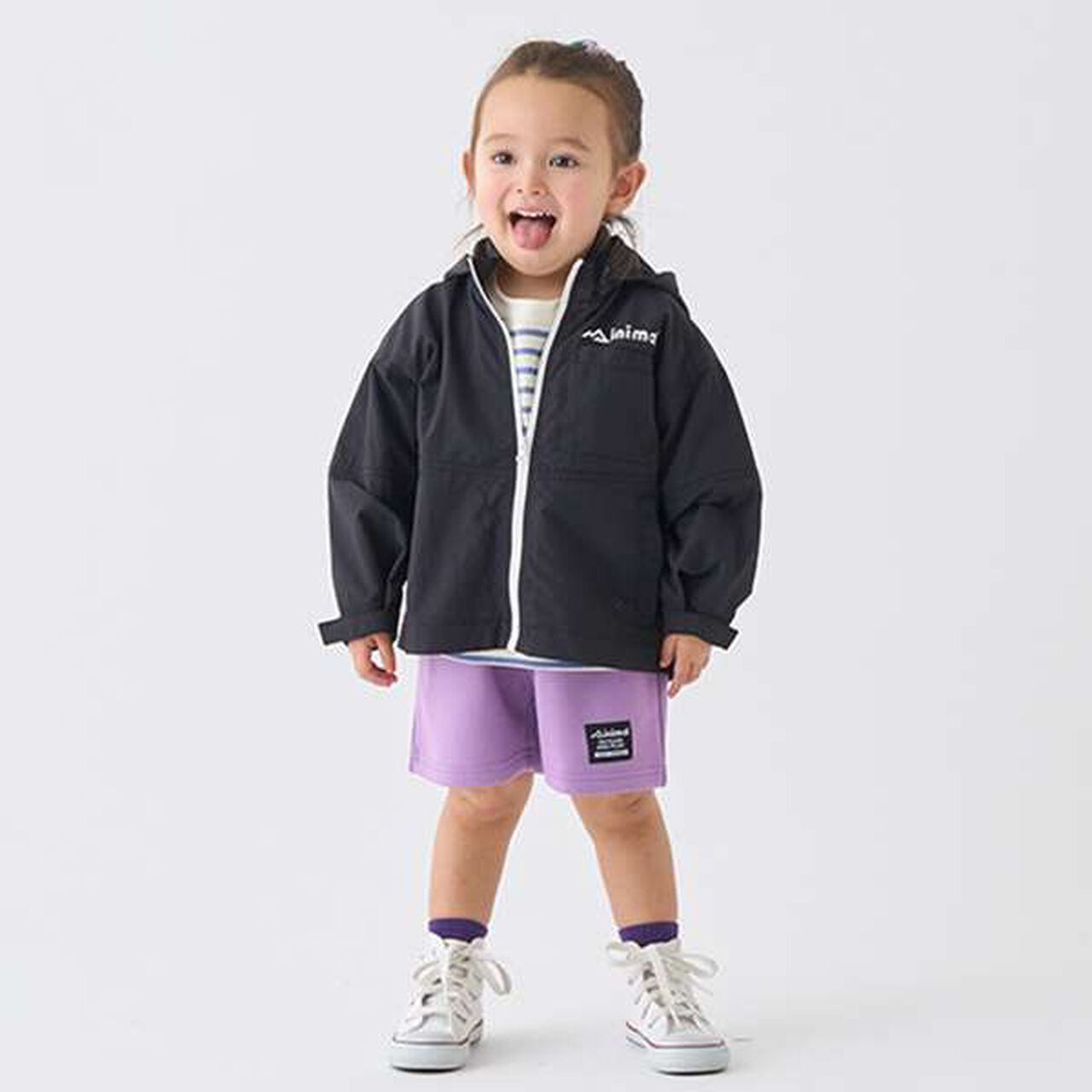 [Water-Repellent] Color-Block Mountain Parka,Magenta, large image number 11