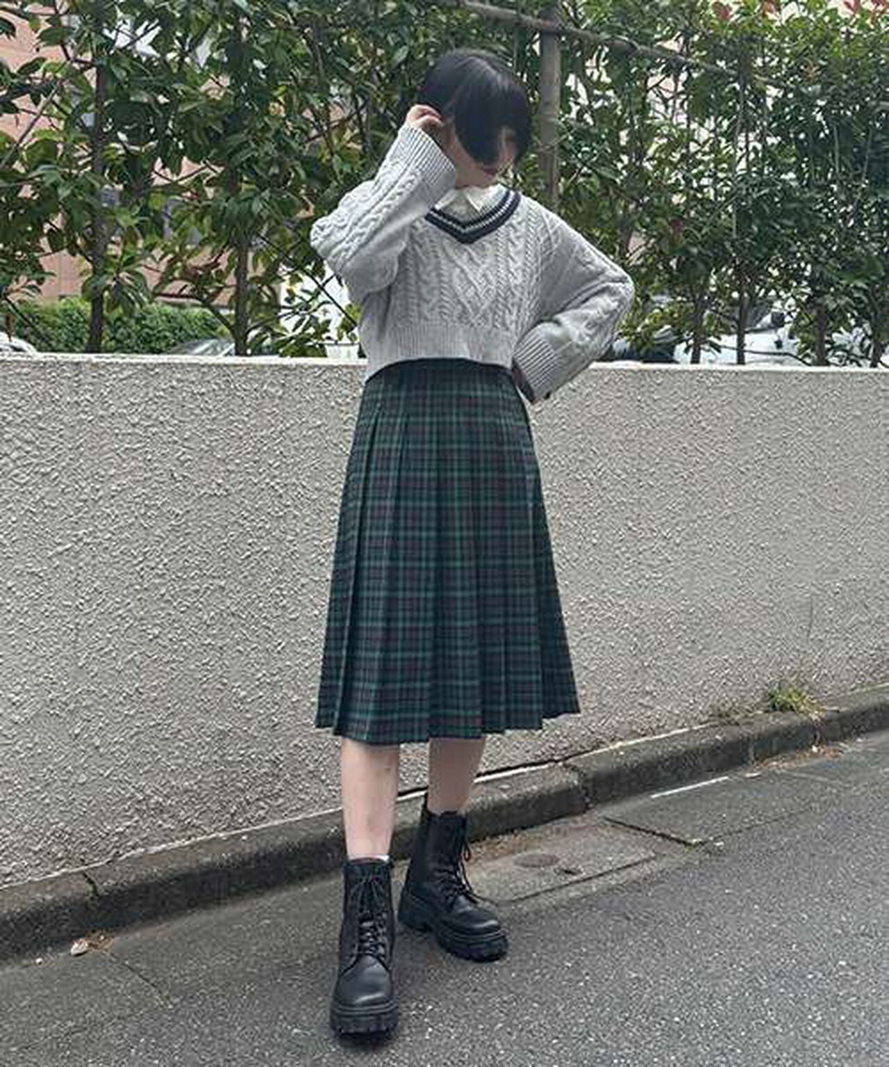 Pleated Midi Skirt,Mocha tea, large image number 2