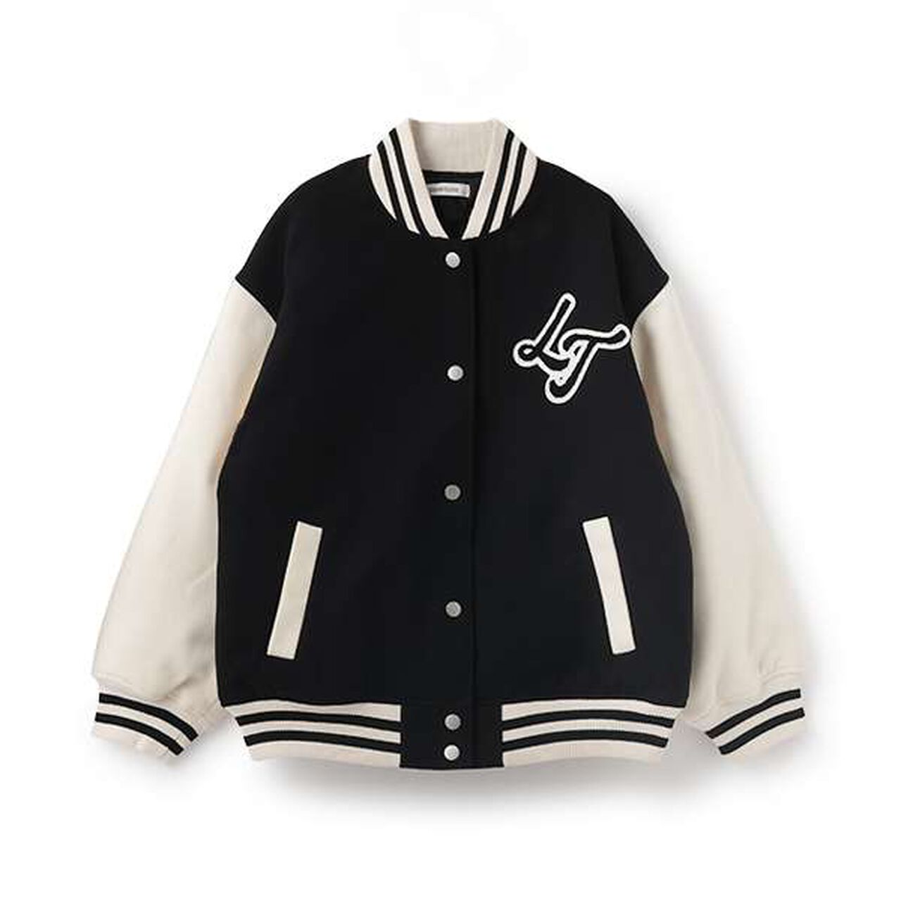 Reversible Quilted Stadium Jacket,Green, large image number 6