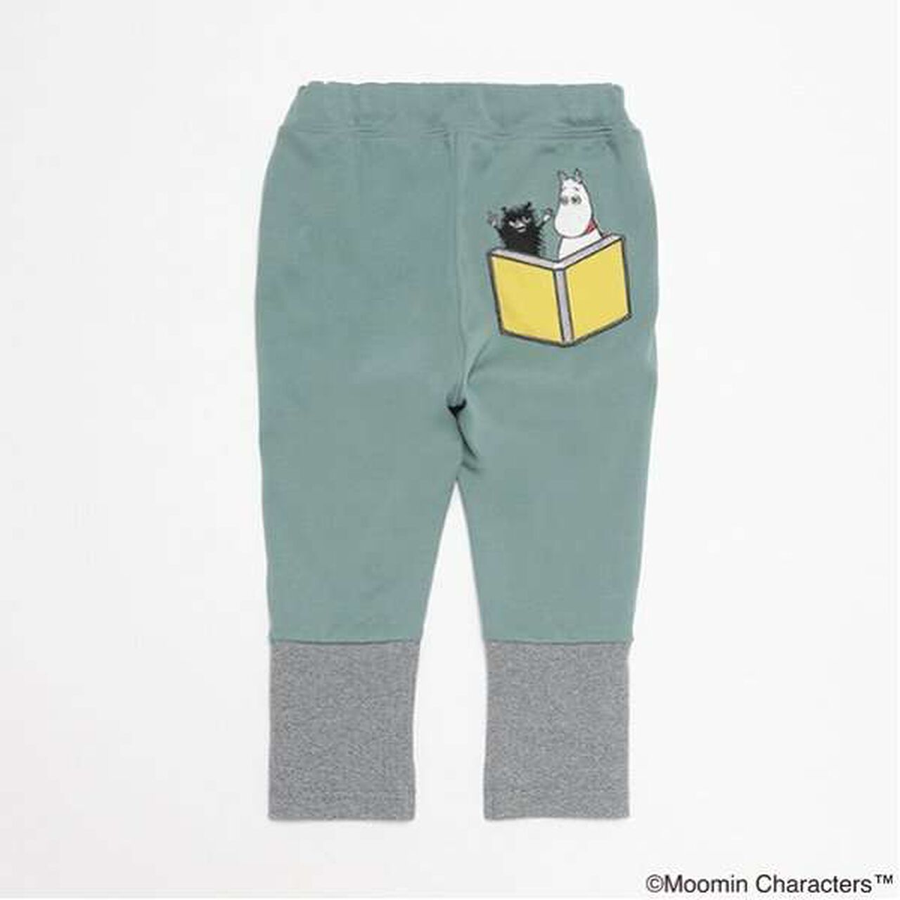[MOOMIN] Long-Length Cut Hem Leggings,Moderate green, large image number 10
