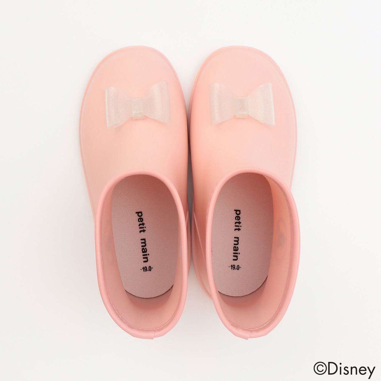 [Disney] Ribbon Rain Boots,Light pink, large image number 5
