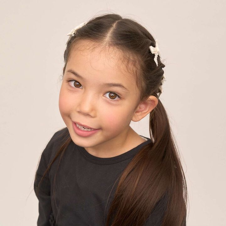 Mini Hair Clips (Set of 6),Cream, medium image number 10