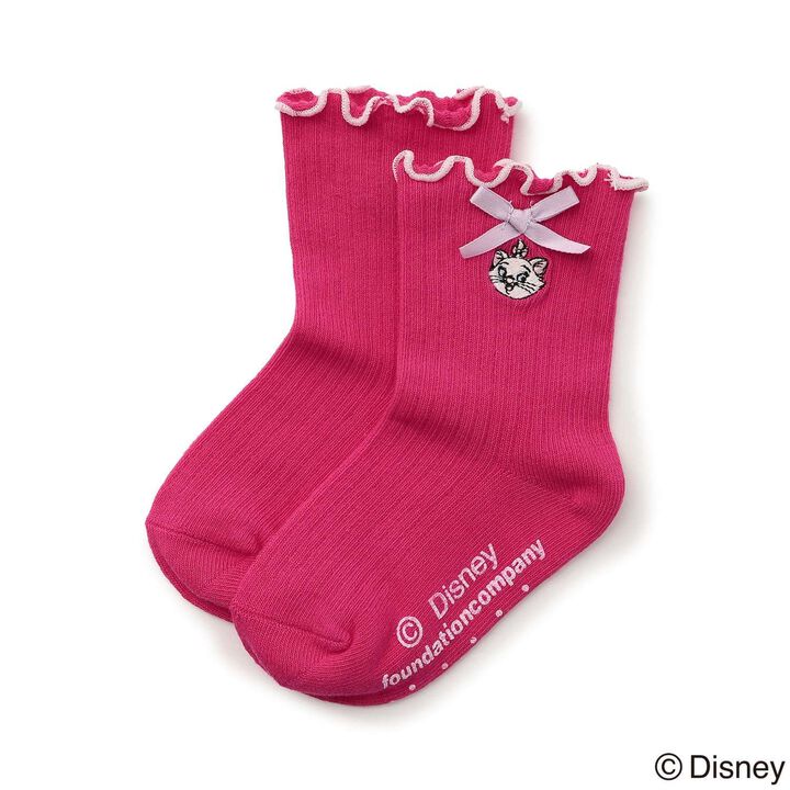 [Disney] Embroidered Socks with Ribbon,, medium