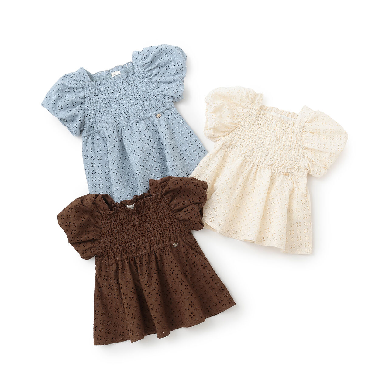 [Link] Lace Puff Sleeve Tunic,Turquoise, large image number 22