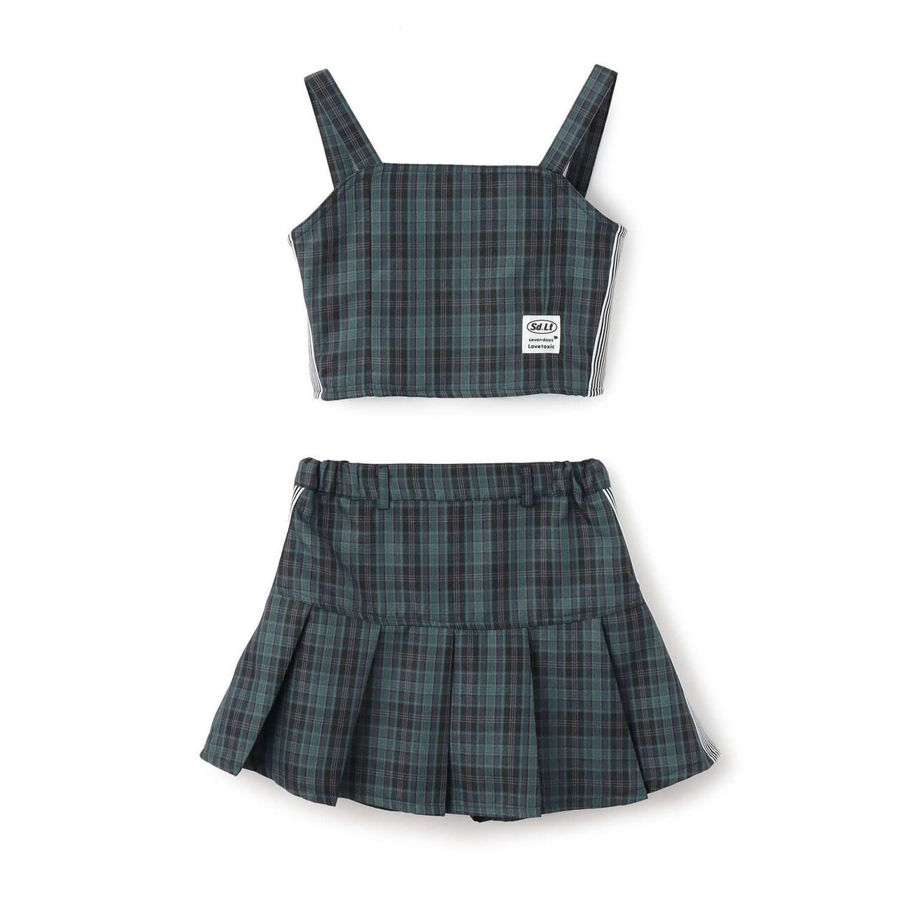 [7 Days] Side Line Camisole Set Up,Gray, large image number 9