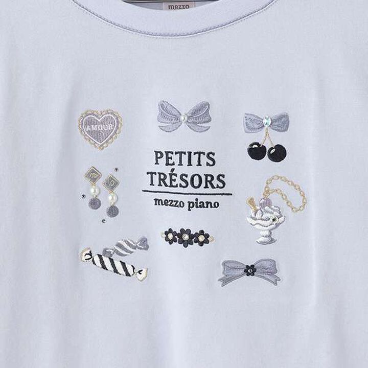 Antibacterial Deodorant Accessory Motif Long-Sleeve T-Shirt,Off white, medium image number 3