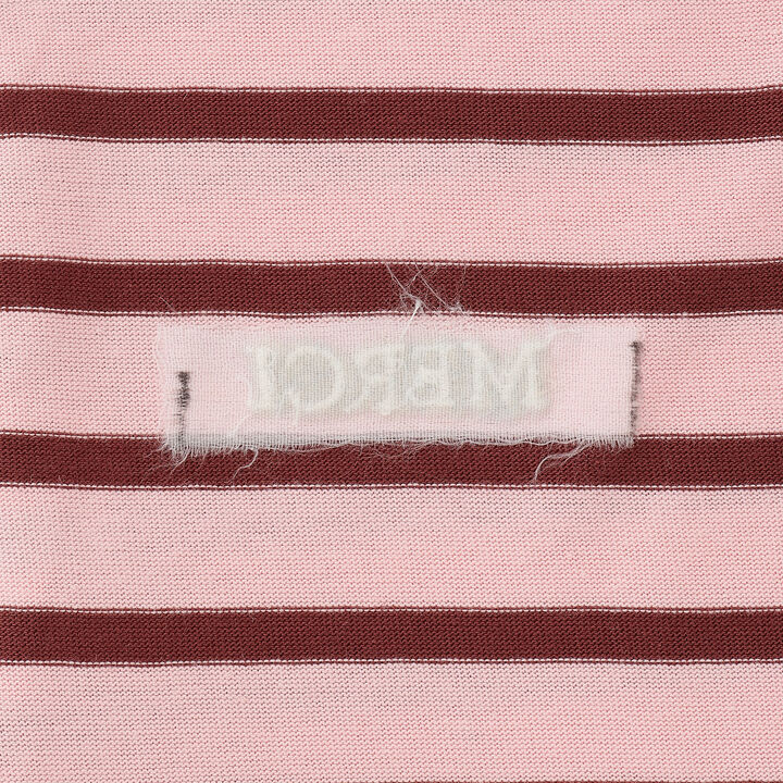 Stripe Polo Collar Long-Sleeve T-Shirt,Ivory, medium image number 9