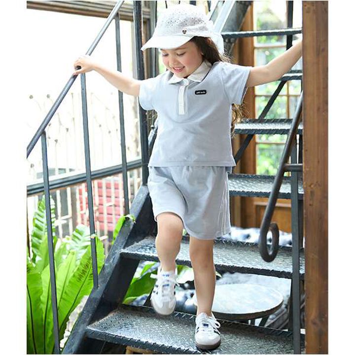 [Link/Cool Touch] Polo Outfit Set,Light gray, medium image number 0