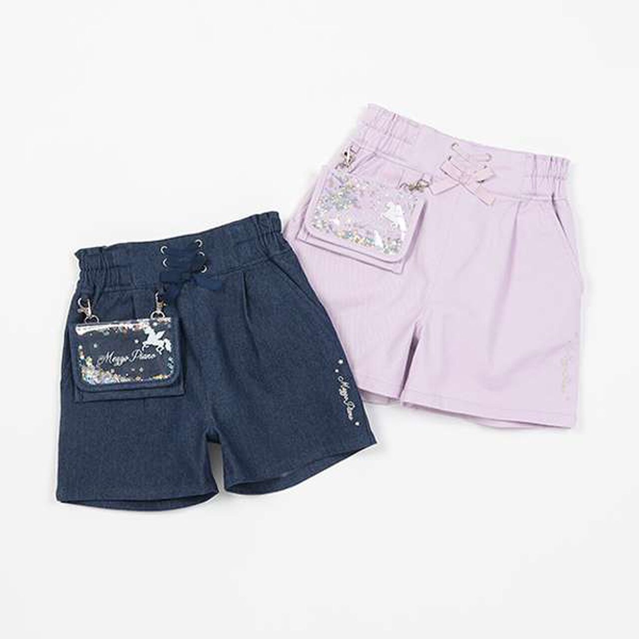 Sparkling Shorts with Pockets,Navy, large image number 7