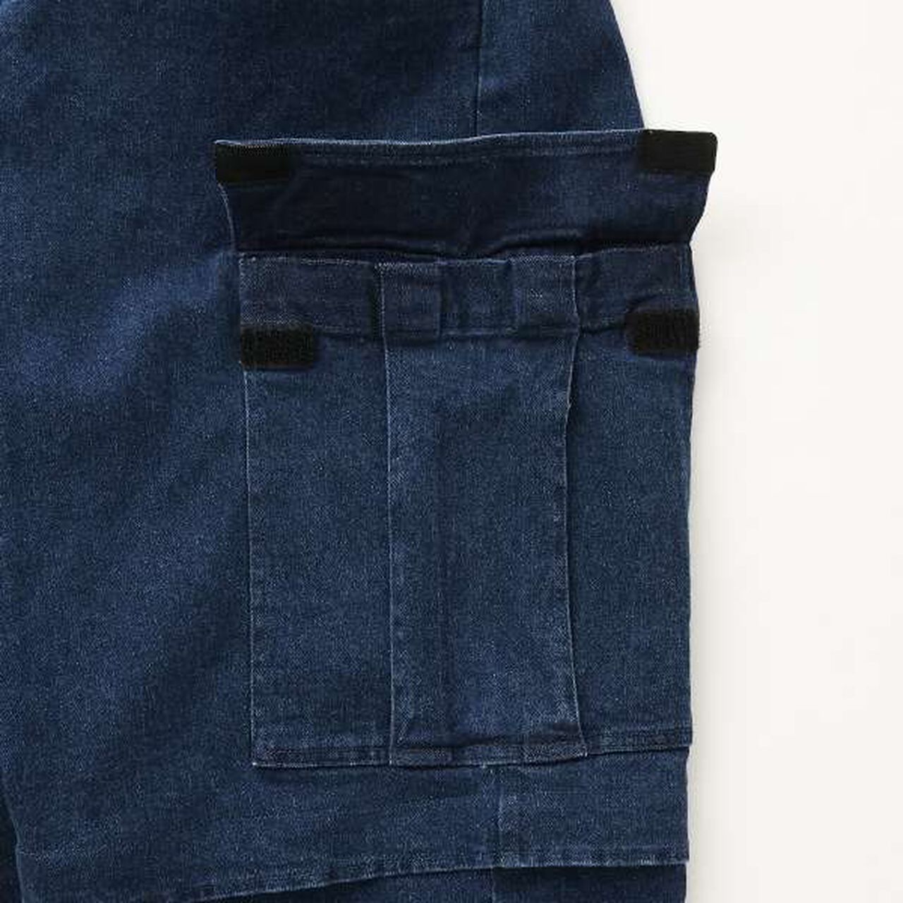[FORGETNEVER] 2 WAY Denim Pants_GLSW,Deep blue, large image number 6