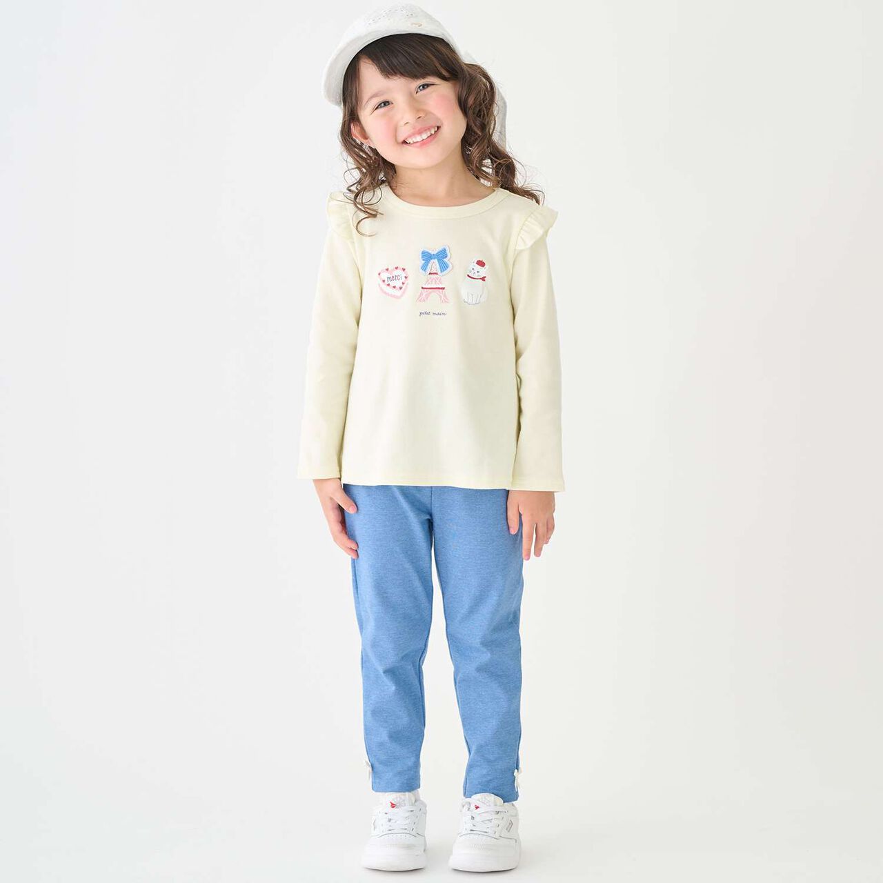 [Affordable] Girls Long-Sleeve T-Shirt,Ivory, large image number 2