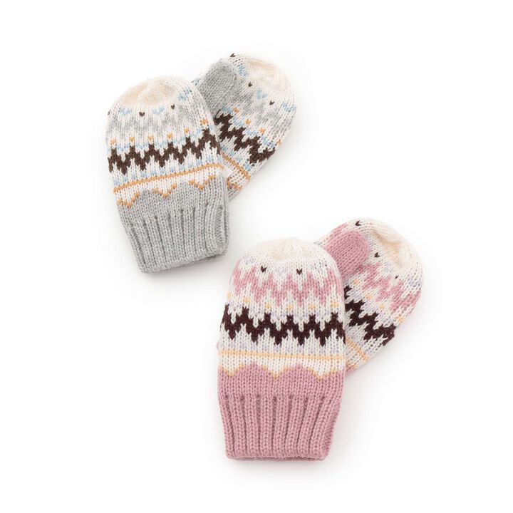 Nordic Mittens,Light gray, medium image number 4