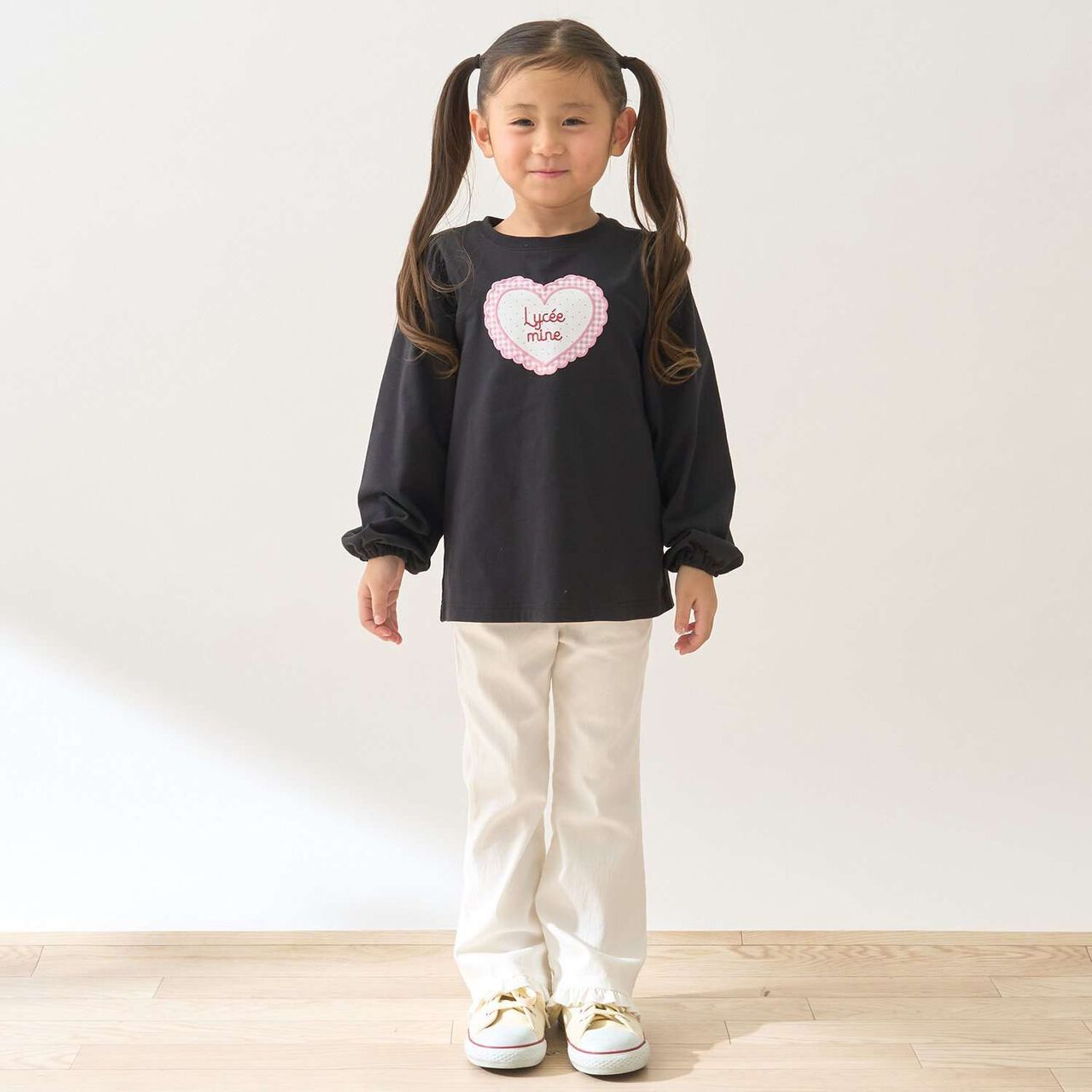 Quick-Dry UV Heart Print Puff Sleeve T-Shirt [Lycee Mine Ballet Series],Lavender, large image number 19