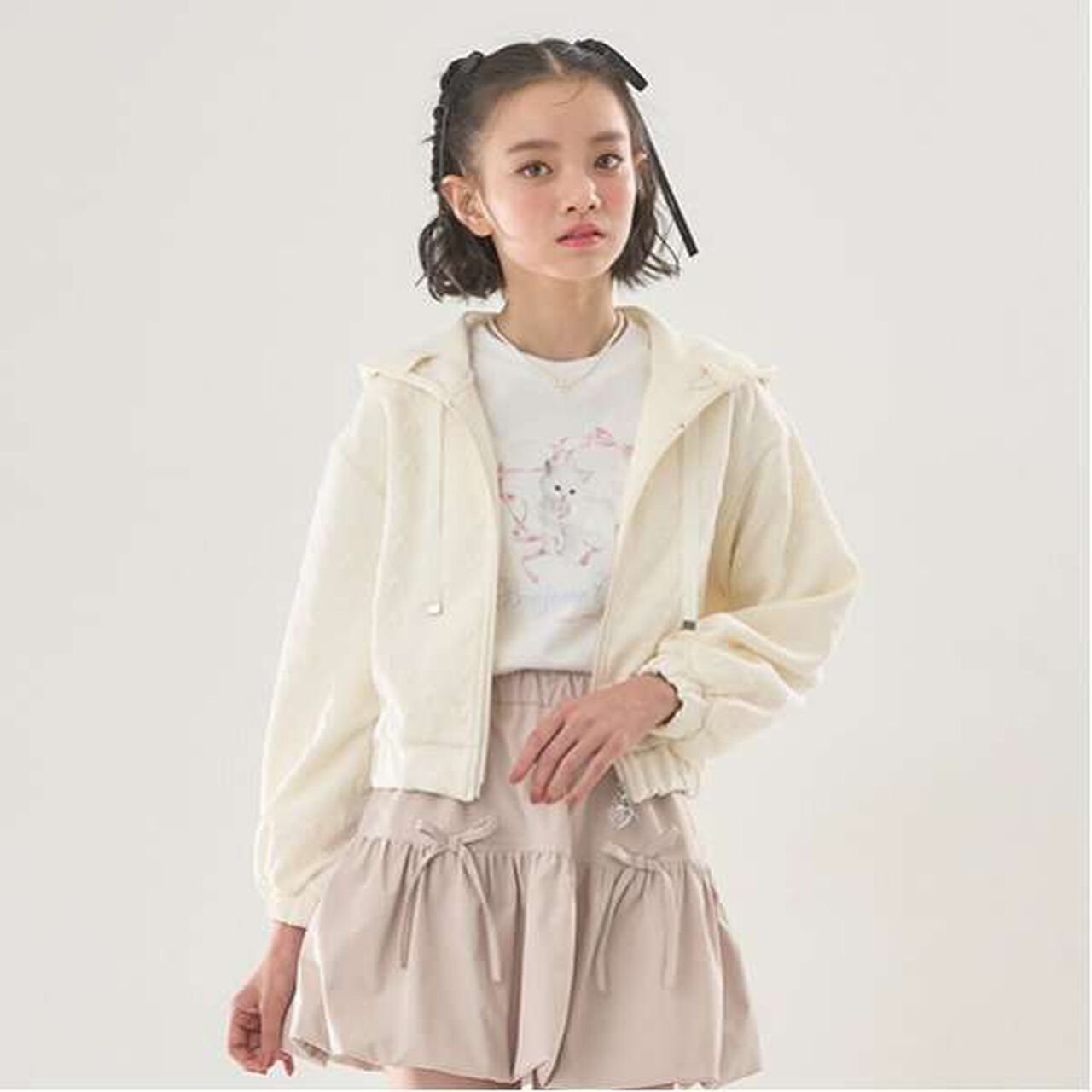 [GOOD PRICE] Bonjour Chaton Long-Sleeve T-Shirt,Black, large image number 10