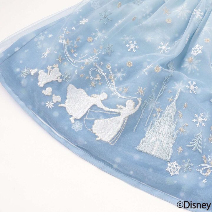 [Elsa] Frozen One-Piece Dress,Sax blue, medium image number 10