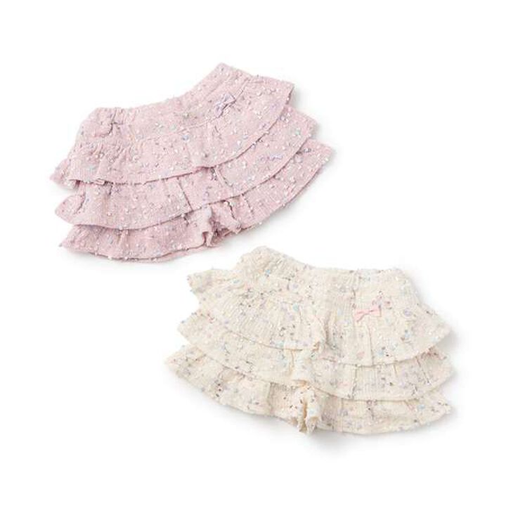 Candy Nep Frilled Pants,Off white, medium image number 7