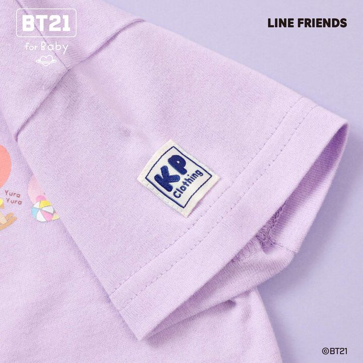 [BT21] Print & Embroidery Short Sleeve T-Shirt (Baby),Off white, medium image number 12