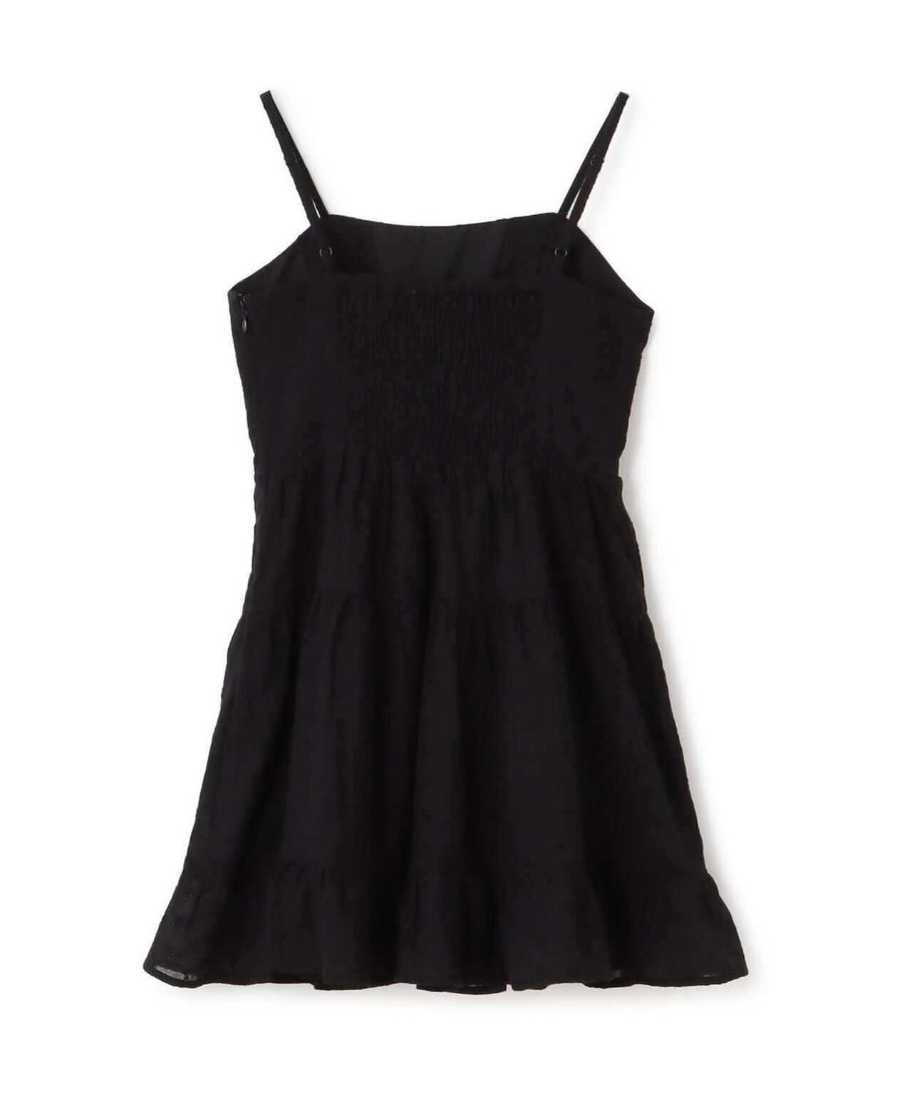 Lace-up Camisole Dress [Korean Fashion],Black, large image number 8