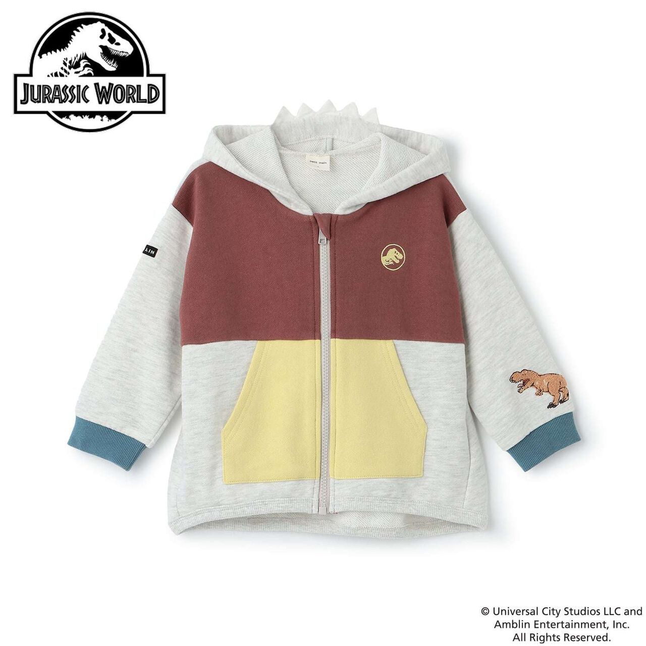 [JURASSIC WORLD] Dinosaur Hoodie,Green, large image number 6