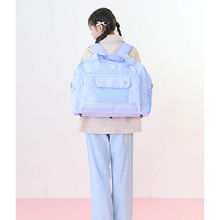 Lace Appliqué Slim Fit Loose Straight Denim Pants,Light blue, medium image number 16