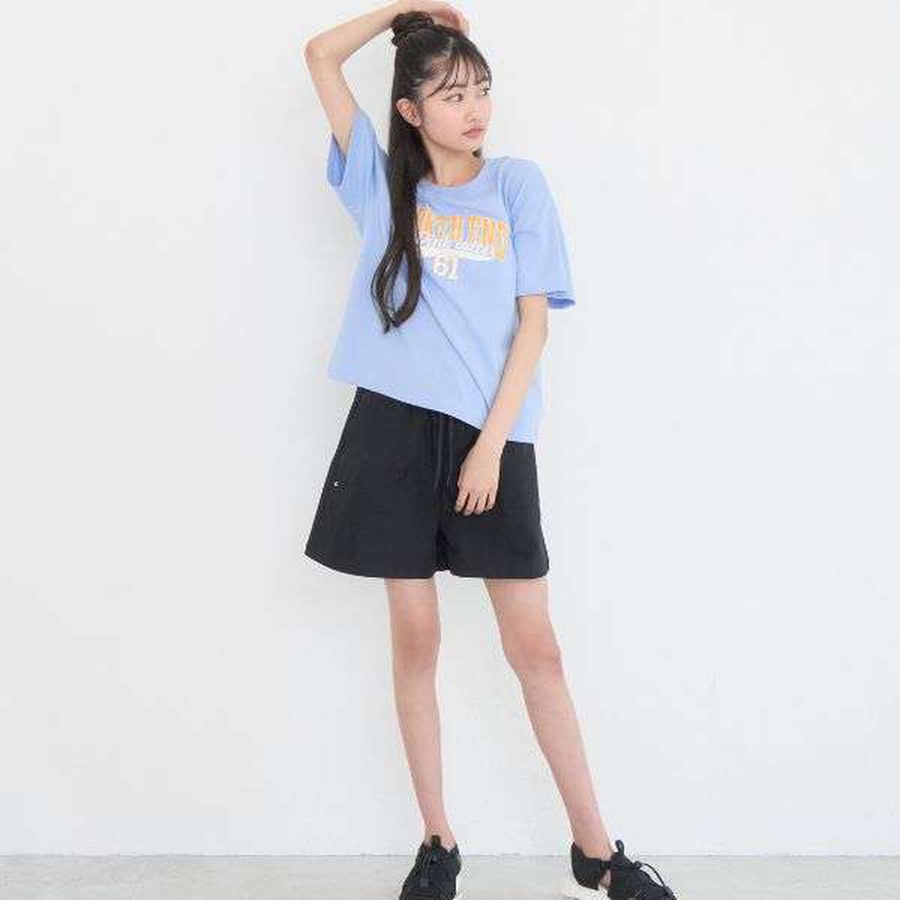 [Narumiya Exclusive] College Number Raised Print T-Shirt,Off white, large image number 12