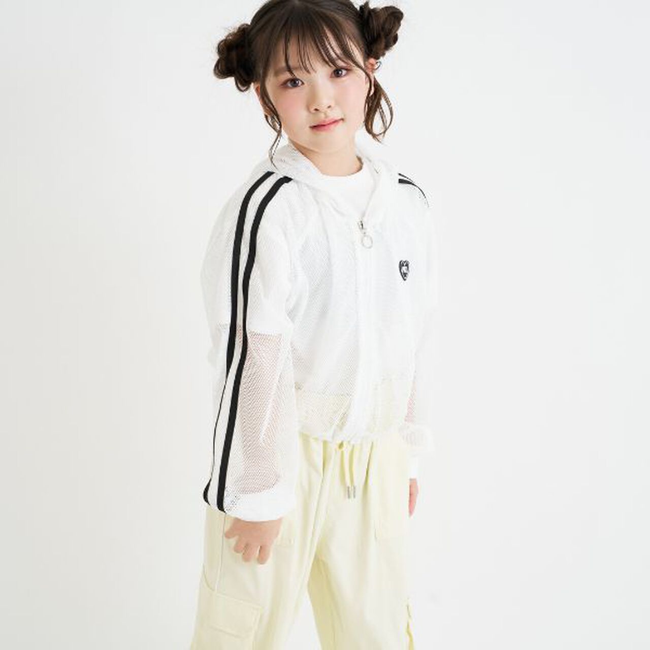 [Set Item] Mesh Hoodie + Short Sleeve T-Shirt,Sax blue, large image number 27