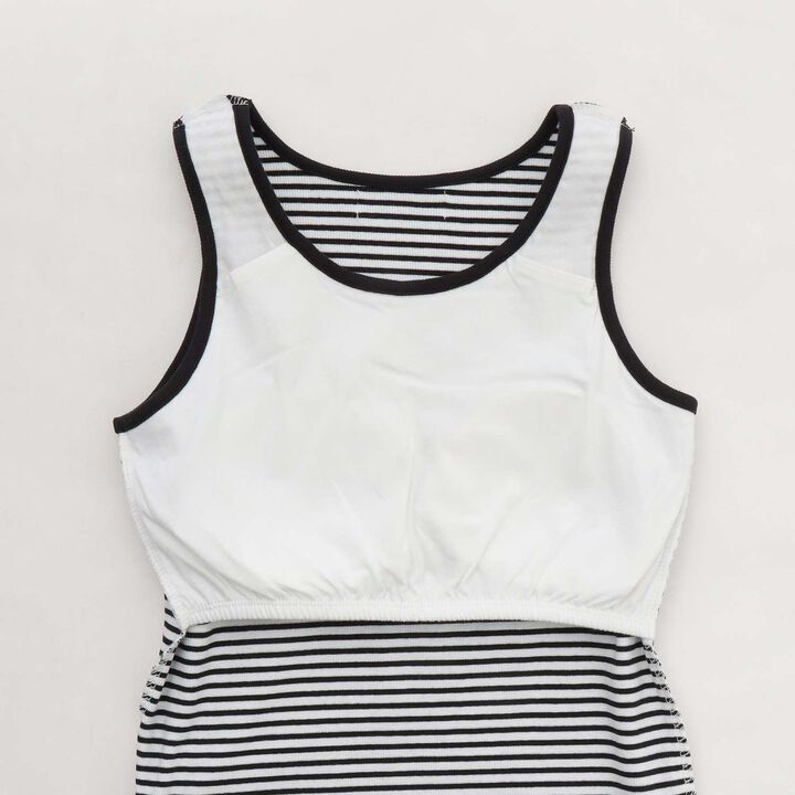 Ribbed Tank Top with Cup,Black, medium image number 11