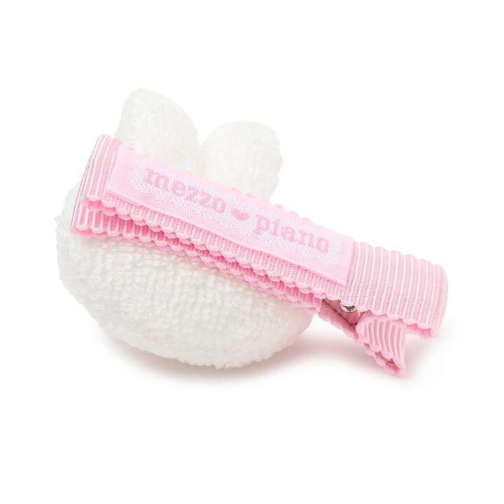 Rabbit Mascot Hair Clip [Made in Japan],White, medium image number 2