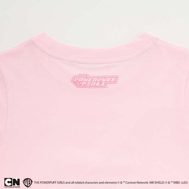 The Powerpuff Girls Sleeve Ribbon T-Shirt,Pink, medium image number 7