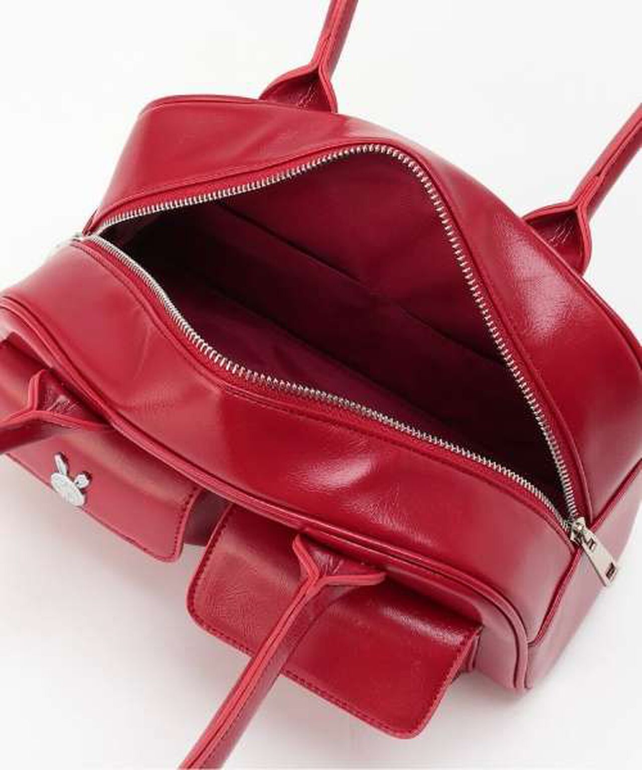 Berie-chan Ribbon Boston Bag,Red, large image number 8