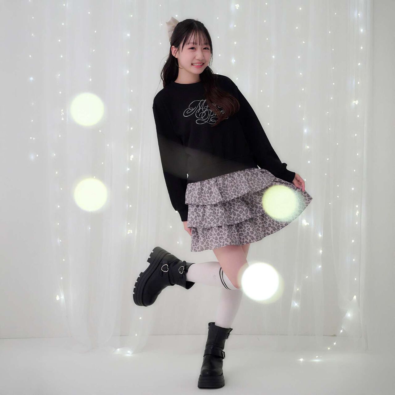 25th Anniversary Sparkling Logo Sweatshirt,Black, large image number 22