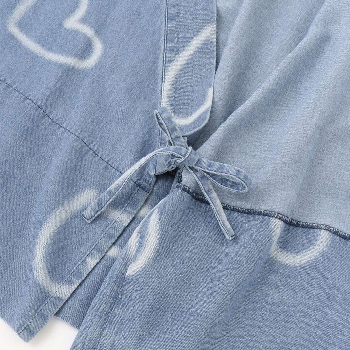 Denim Mini 2WAY Yukata,Navy, medium image number 22