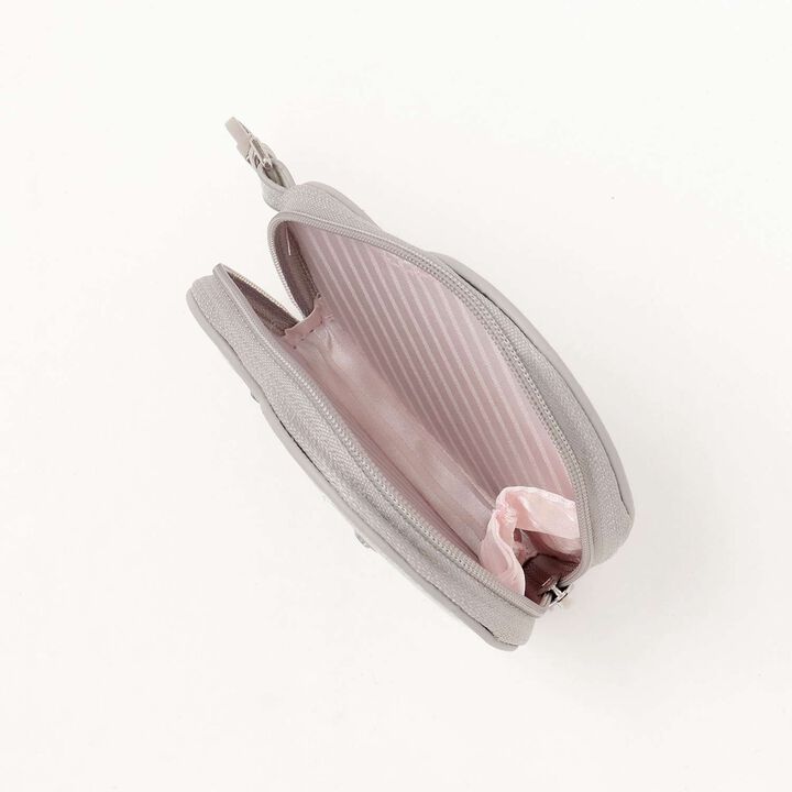 Lame Pleated Skirt with Belt,Sax blue, medium image number 14