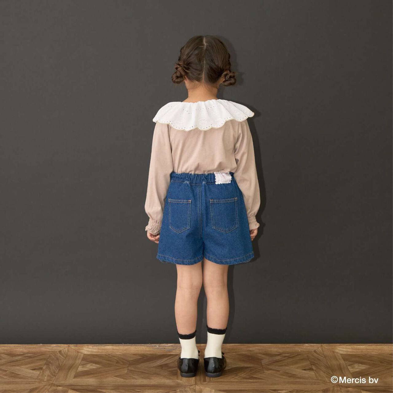 [Miffy] Soft Cotton Lace Collar Top,Light pink, large image number 21