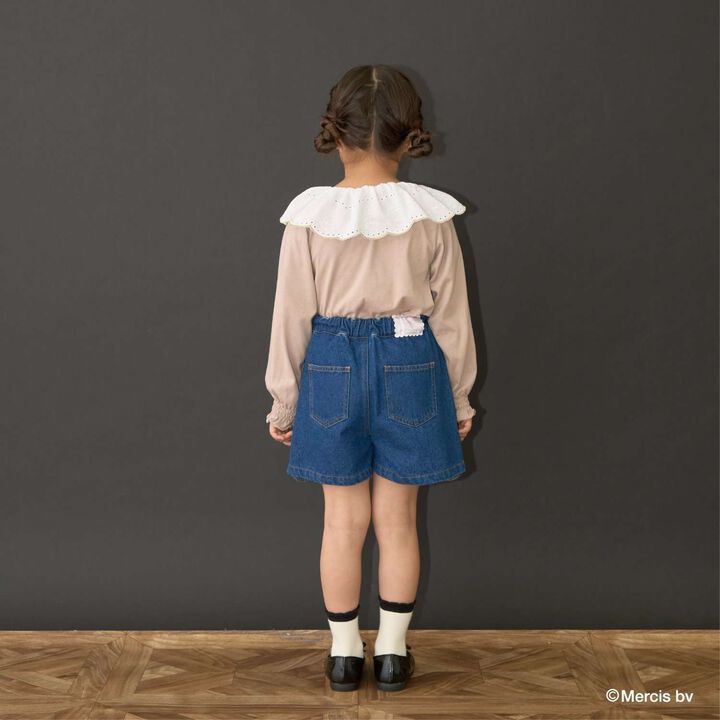 [Miffy] Soft Cotton Lace Collar Top,Light pink, medium image number 21