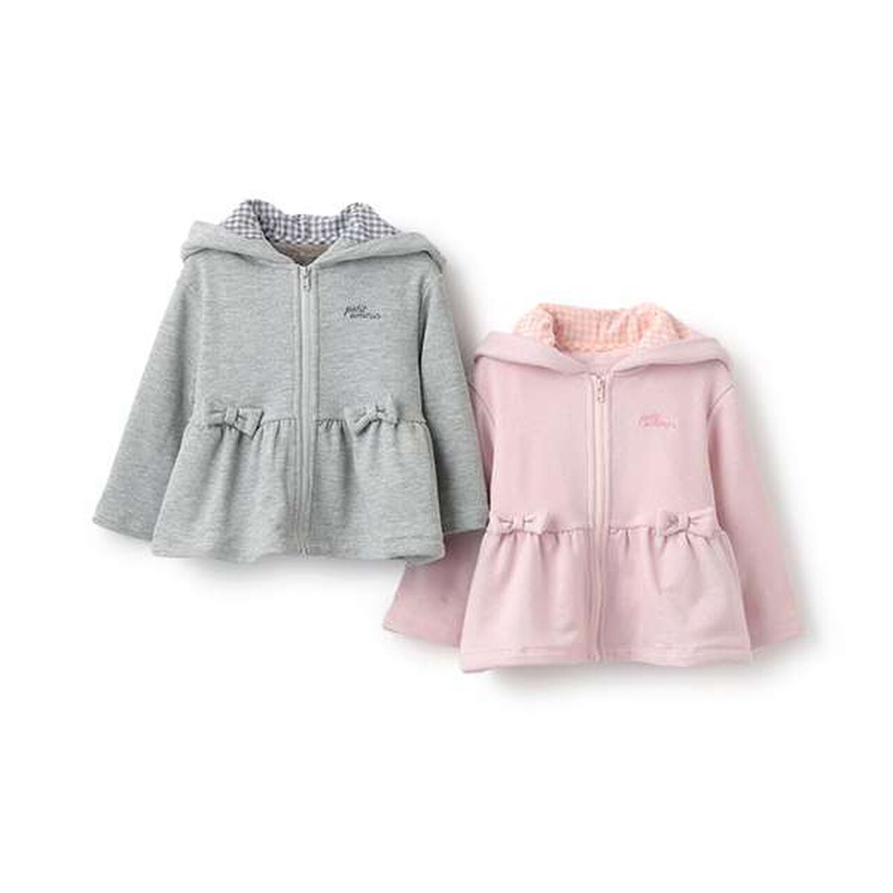 Lame Fleece 3 WAY Bomber Jacket,Light gray, large image number 7